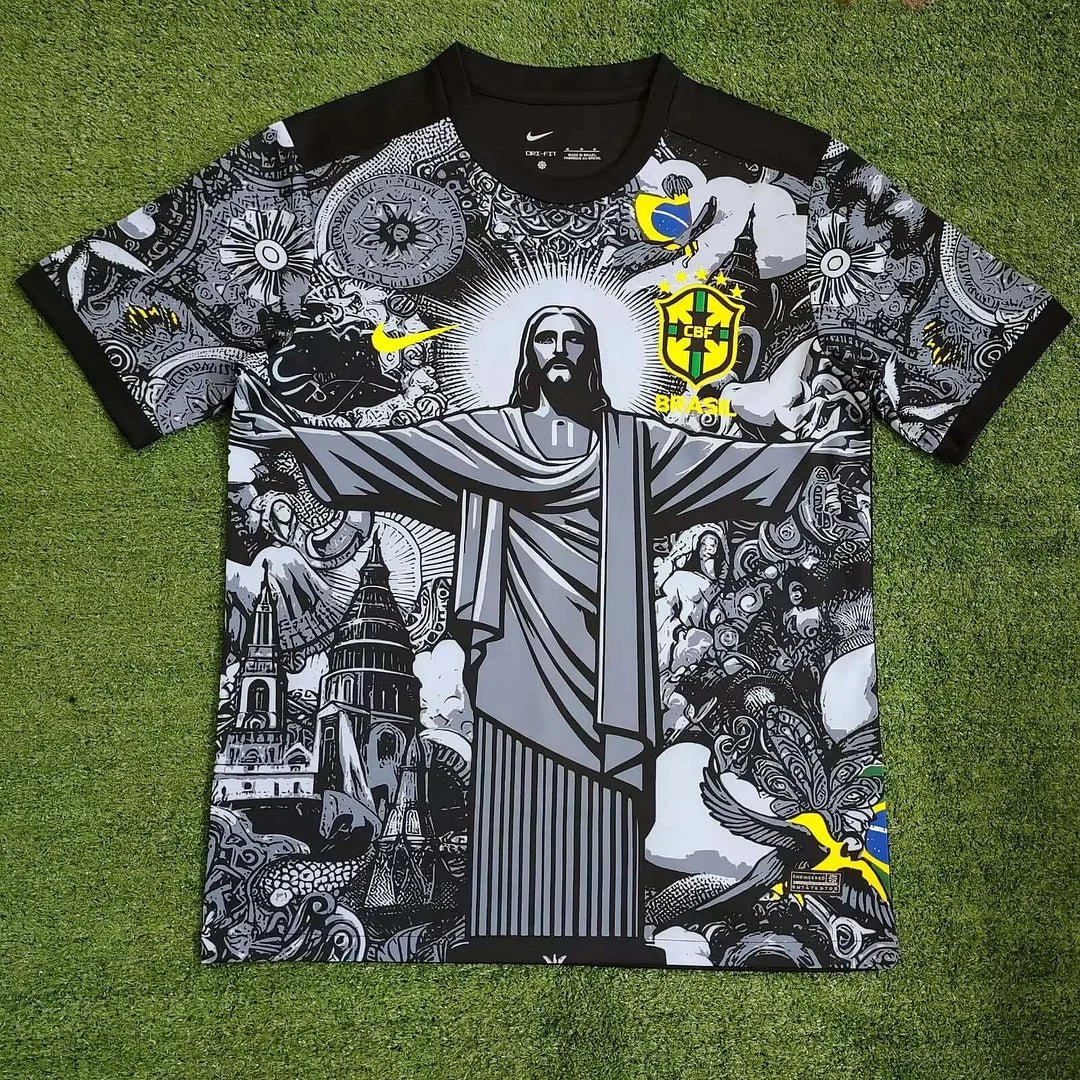 Brasilien National Team SPECIAL EDITION Trikot Jesus Black/Grey - 11Dropz