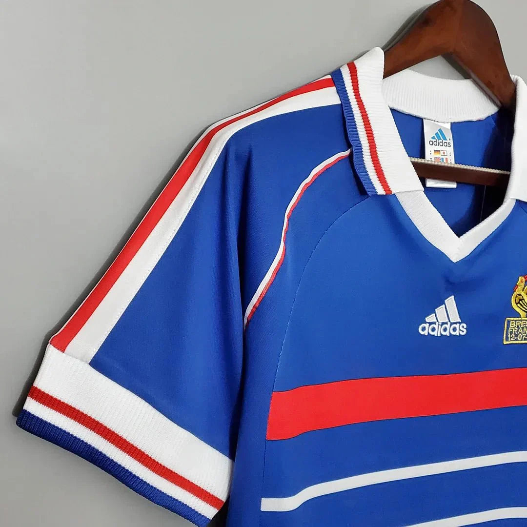 Frankreich National Team Retro Trikot 1998 - 11Dropz