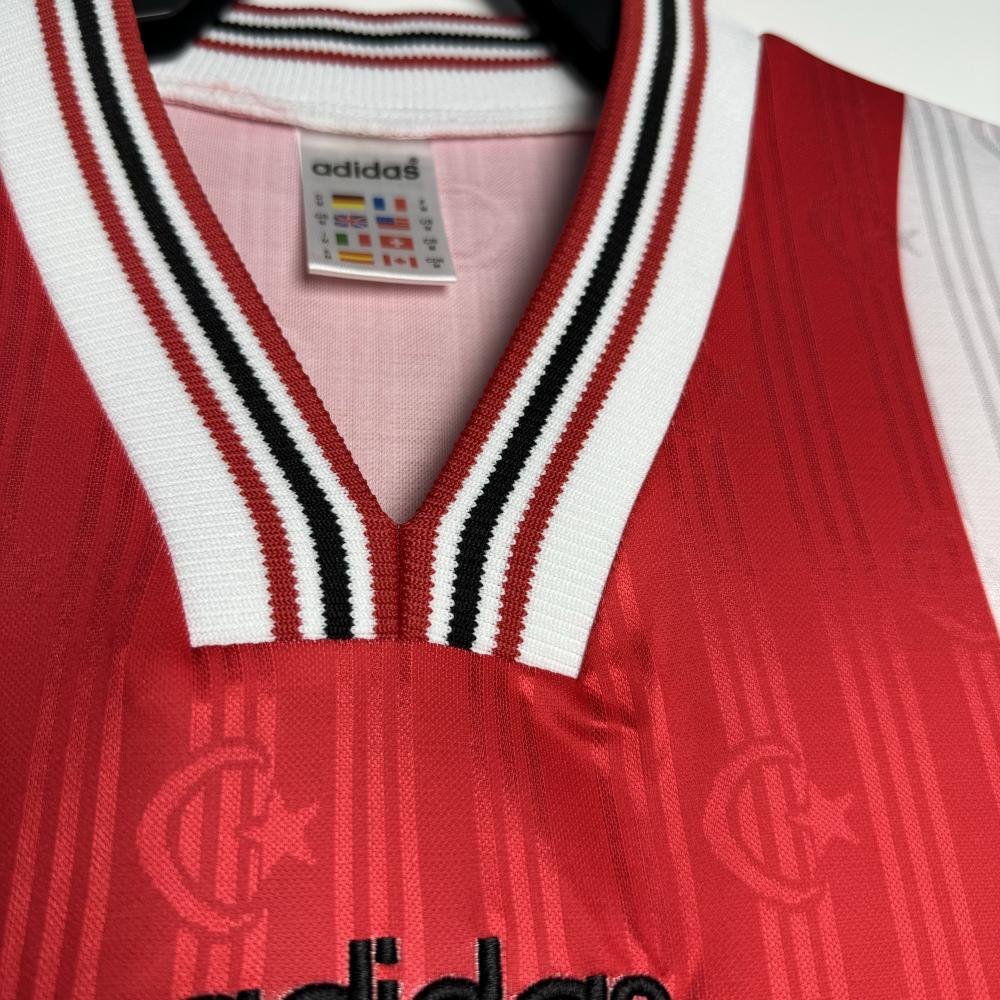 Türkei Nationalmannschaft Retro Heim - Trikot 1996 - 11Dropz