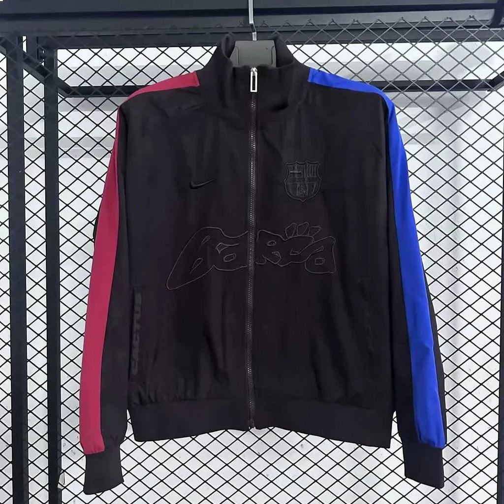 FC Barcelona Special - Edition Windbreaker Jacke Schwarz 25/26 - 11Dropz